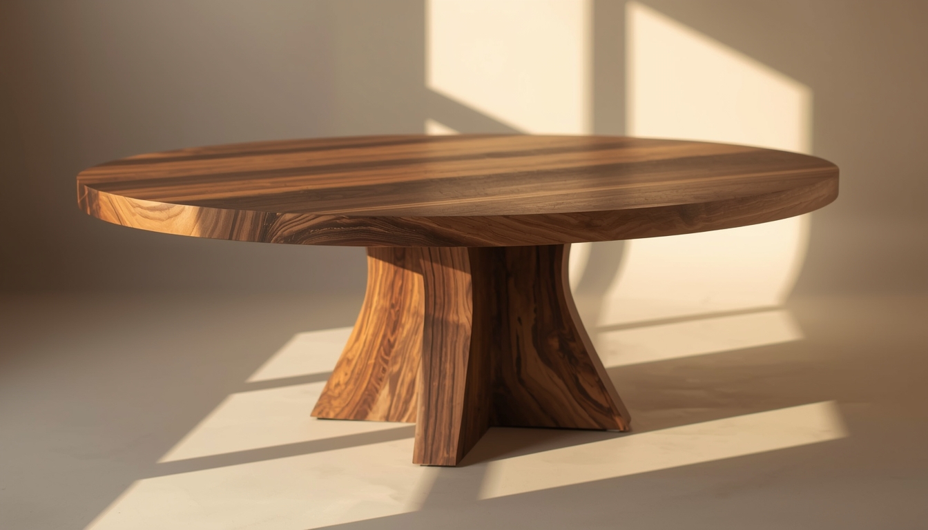 Custom solid wood table by Thalfyrozep